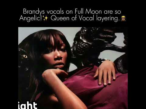 Brandy’s Full Moon ACAPELLA background vocals and harmonies 🌑✨ || #brandy #brandynorwood #acapella