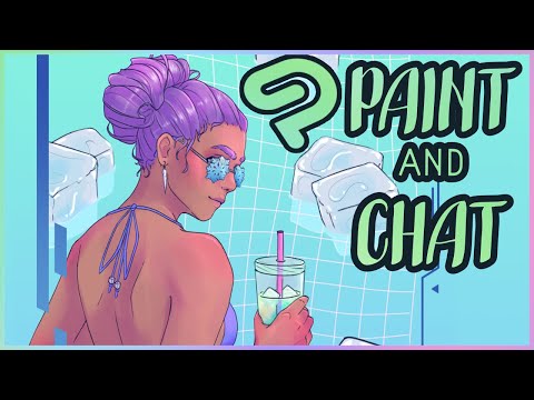 Y2K Aesthetic Painting and Chat ✦ Clip Studio Paint Coloring Process