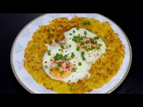 Just POTATOES and EGGS | Quick breakfast in 2 minutes The recipe is simple and delicious