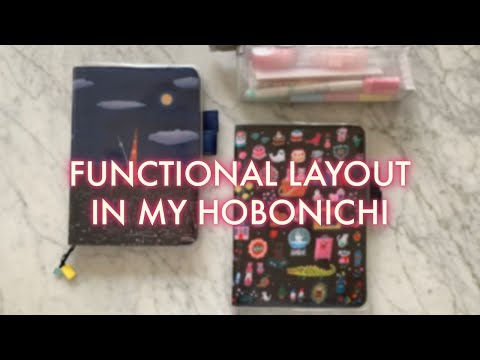 FUNCTIONAL HOBONICHI SET UP