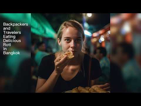 Travelers 🎒 eat delicious Roti in Bangkok