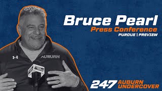 Auburn HC Bruce Pearl | Purdue preview