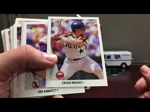 1990 Leaf Series 1 Baseball Hobby Break