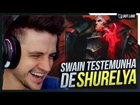 SWAIN DE SHURELYA provando que o item é INCRÍVEL! 🦇🐦‍