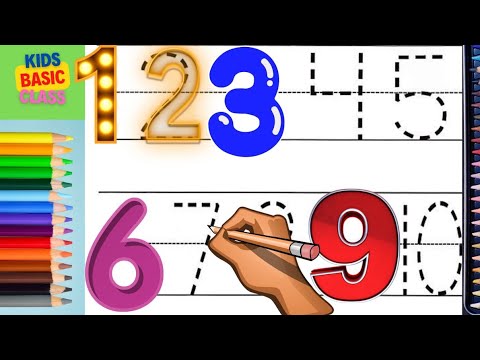 123 letters writing, learning 123, kids 123 learn write the numerals 1 to 100