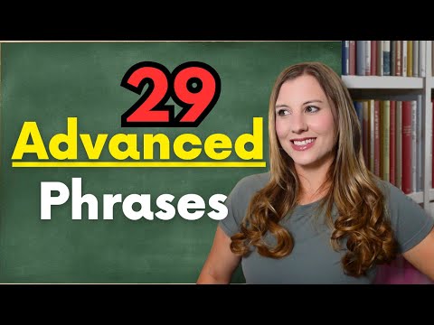 Advanced English Vocabulary Phrases