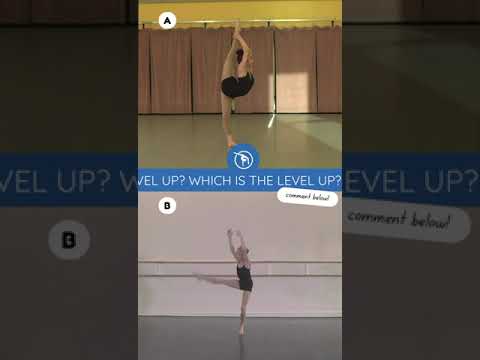 Which skill is the level up? ➡️ A or B? Comment below 👇 #acroskills #walkover #switchwalkover #acro