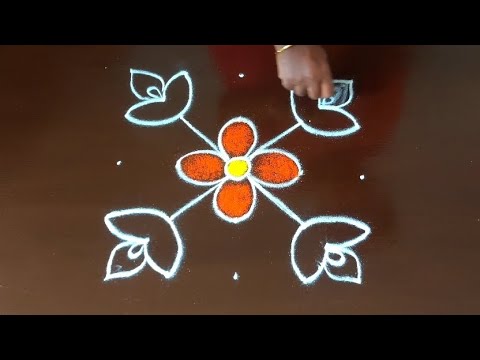 5*5 dots navratri special Rangoli🌺thipkiyanchi rangoli🌺muggulu🌺Diwali kolam🌺 #लक्ष्मीपूजनरंगोली