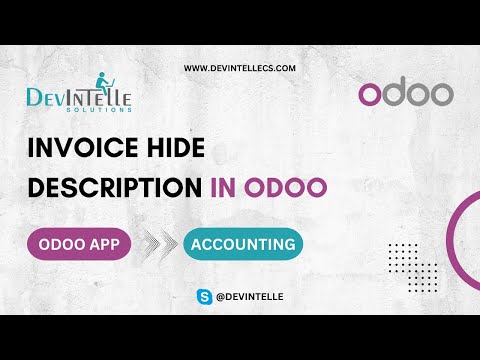 Odoo Invoice hide Description