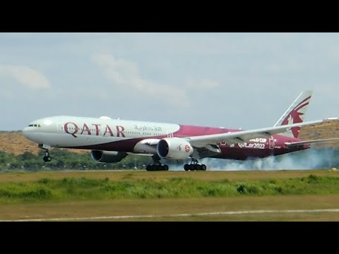 PLANESPOTTING AT KUL/WMKK FT. QATAR AIRWAYS WORLD CUP LIVERY AND EMIRATES YEAR OF THE 50TH LIVERY