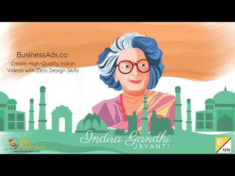 Indira Gandhi Jayanti Template 2 (31 October 2021)