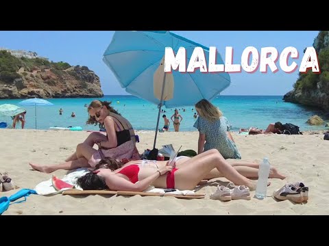 Beach walk |  Mallorca MAJORCA |  Cala Romantica beach (CALA Estany d'en Mas) June 2022