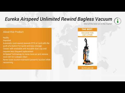 Eureka Airspeed Unlimited Rewind Bagless Upright Vacuum