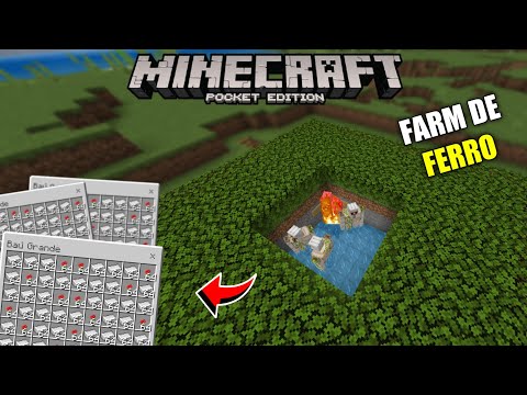 FARM DE FERRO PARA MINECRAFT BEDROCK 1.19+ (MCPE, PS4, Xbox, Windows 10)