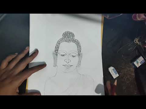 Gautam Buddha Drawing || Namo Buddhay