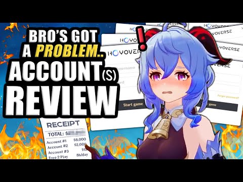 I Found The World’s BIGGEST Genshin Addict.. Account Review Genshin Impact