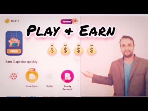 How to Earn Money with Mobile Games Playing? Trending Clipclaps Coin Tricks Boosters 100% Real money