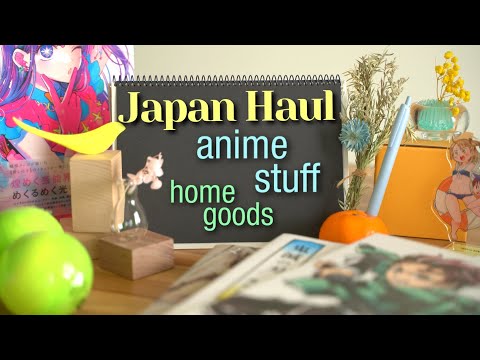 Japan haul (part 2) - stationary, anime stuff, gatcha, ...