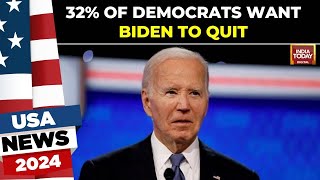 US Election News | 32% Of Democrats Want Biden, 81, To Quit Us Presidential Race: Poll | India Today