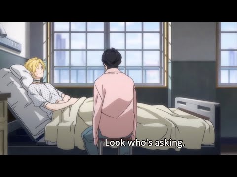 Ash x Eiji moment #4 - Eiji visits Ash