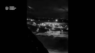 Ukrainian GUR Report Destroying An-72 Transport at Moscow's Ostafyevo Airfield