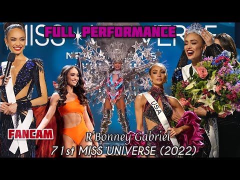 FULL PERFORMANCE of  R’Bonney Gabriel -71st Miss Universe(2022) of the USA -FANCAM