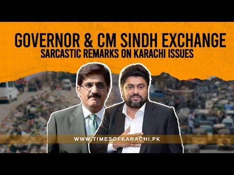 Governor & CM Sindh Exchange Sarcastic Remarks on Karachi Issues | Mazar-e-Quaid Visit | Karacchi