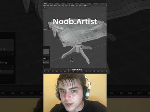 Noob vs Pro artist: creating table cloth #blendertutorial #blender #blendercommunity #blender3d #b3d