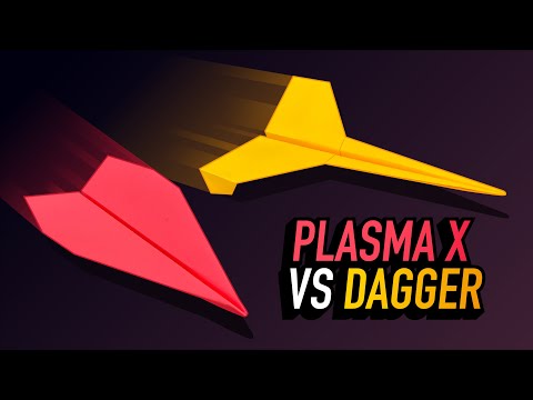 Paper Airplane Tournament — Plasma X vs Dagger — Paper Aces Round 2 (Race 9)