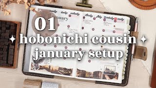 🖋️ JANUARY 2025 Plan With Me // Hobonichi Cousin Monthly Setup