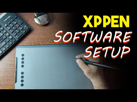 How To Setup XP Pen Graphics Tablet Software!