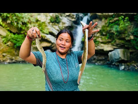 YASTO ANI YATI THULO BAM MAXA PNI HUDRAIX😳 PAHILO CHOTI THULO KHOLA#siruthapamagar#villagelife#vlog