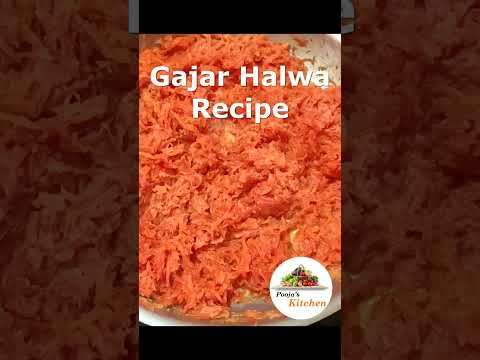 Gajar Halwa Recipe #food #shorts #ytshorts