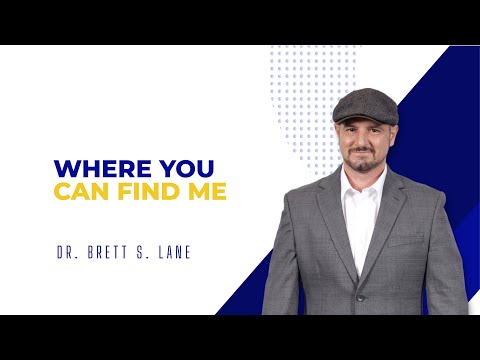 Where Can You Find Me Online? Dr. Brett Lane, A.K.A., Dr. Digital