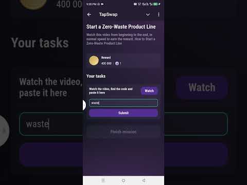 Start a Zero-Waste Product Line TapSwap  Video code #tapswapcinemacode #cleancoi #planetwatchers