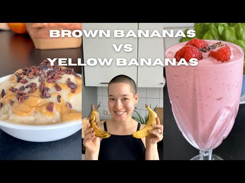 Brown Bananas Or Yellow Bananas? The Best Ways To Eat Them Both!