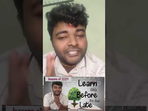 Life lessons which I learned in 2024 // must watch this video before it's too late #failurequotes