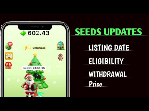 $Seed Airdrop Withdrawal Update | Listing Date | Eligibility | Connect Wallet