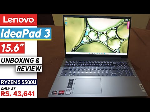 Lenovo IdeaPad 3 RYZEN 5 5500U Review | 15ALC6 | Unboxing | IdeaPad 3 15.6 | Best Laptop Under 50000