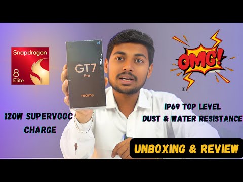 realme GT 7 Pro Unboxing - India's Most Powerful Smartphone with Snapdragon 8 Elite !