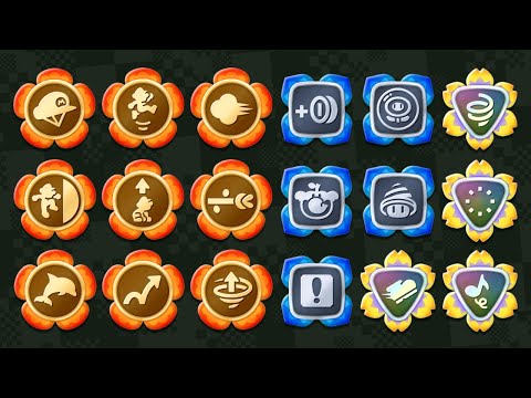 Super Mario Bros Wonder - All Badges