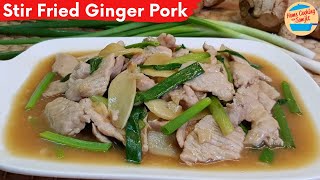 Stir Fry Pork with Ginger and Spring Onion Recipe