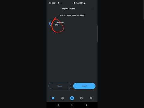 How to add $CTO contract address to your wallet