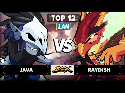 Java vs Raydish - Top 12 - Brawlhalla World Championship 2024 - LAN 1v1