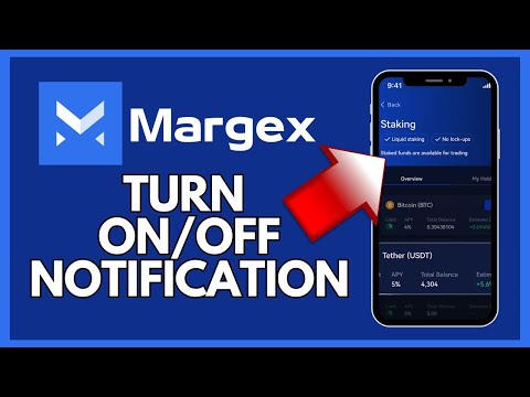 How to Turn Notifications ON and OFF on Margex 2024?