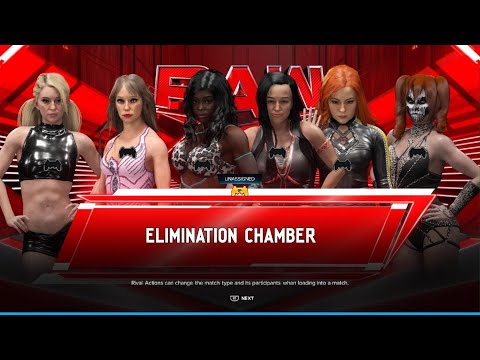 AWA Monday night dawn: Womens elimination chamber match