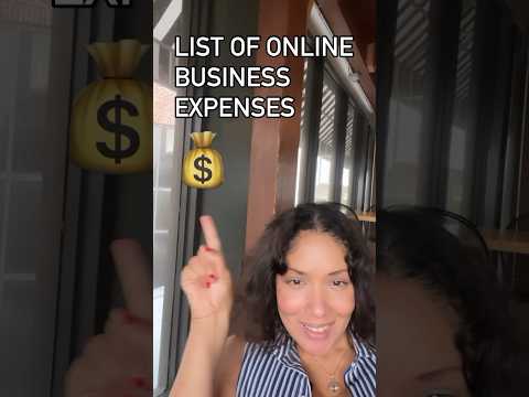 List of Online Business Expenses | #onlinebusiness