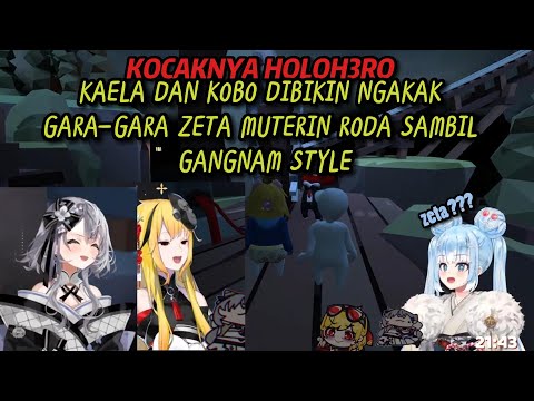 Kaela & Kobo Dibikin Ngakak Gara-Gara Zeta Muterin Roda Sambil Gangnam Style :v