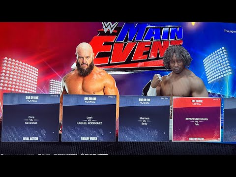 WWE 2K24 AWA Main event: Brawn strowman vs Faiz