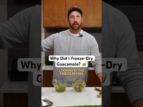 Why Did I Freeze-Dry Guacamole?